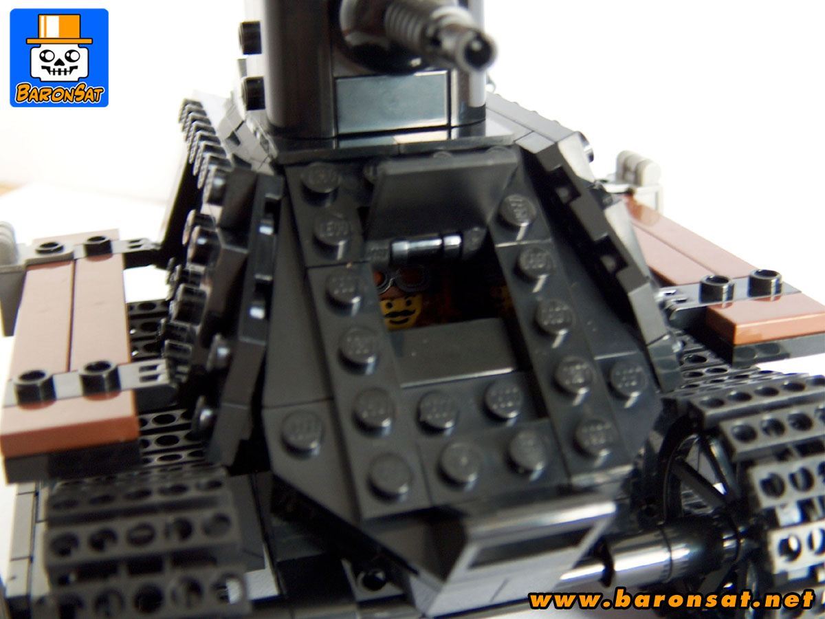 Lego moc Steampunk Tank Front