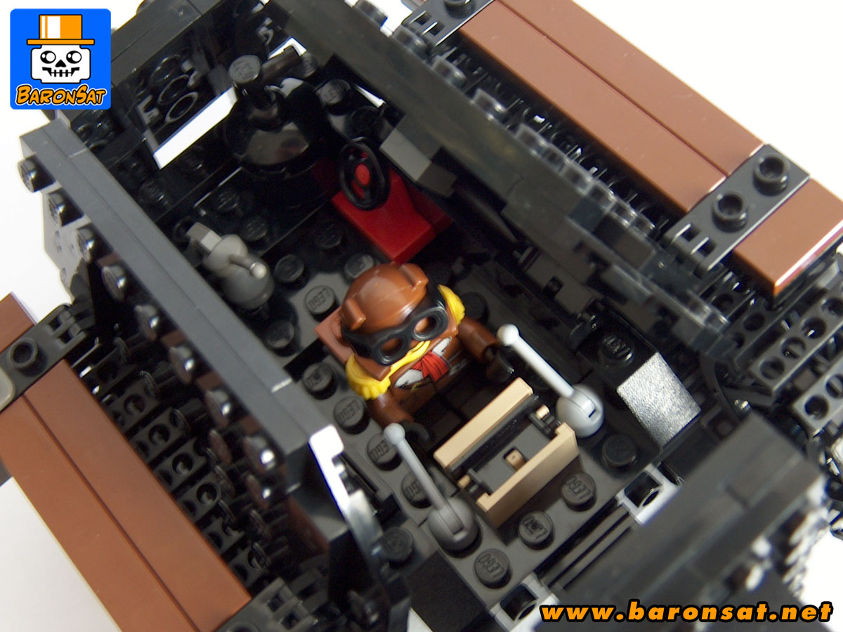 Lego moc Steampunk Tank Interior