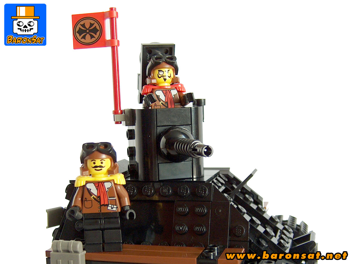 Lego moc Steampunk Tank Crew