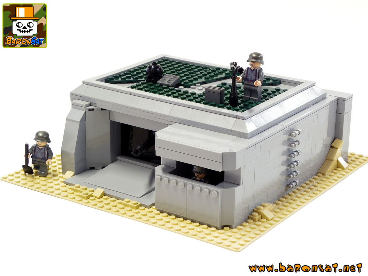Lego ww2 moc german command bunker