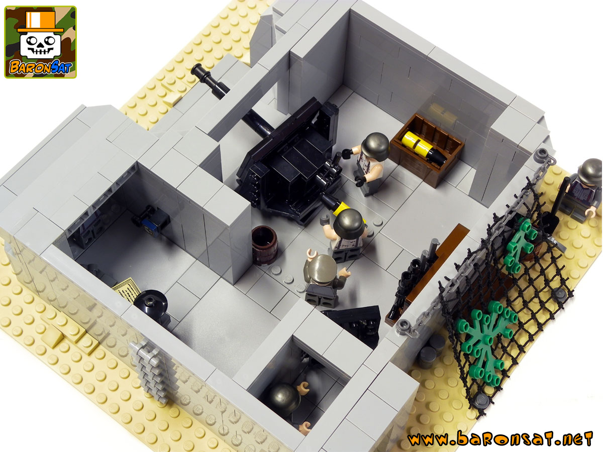 Lego ww2 moc german command bunker interior