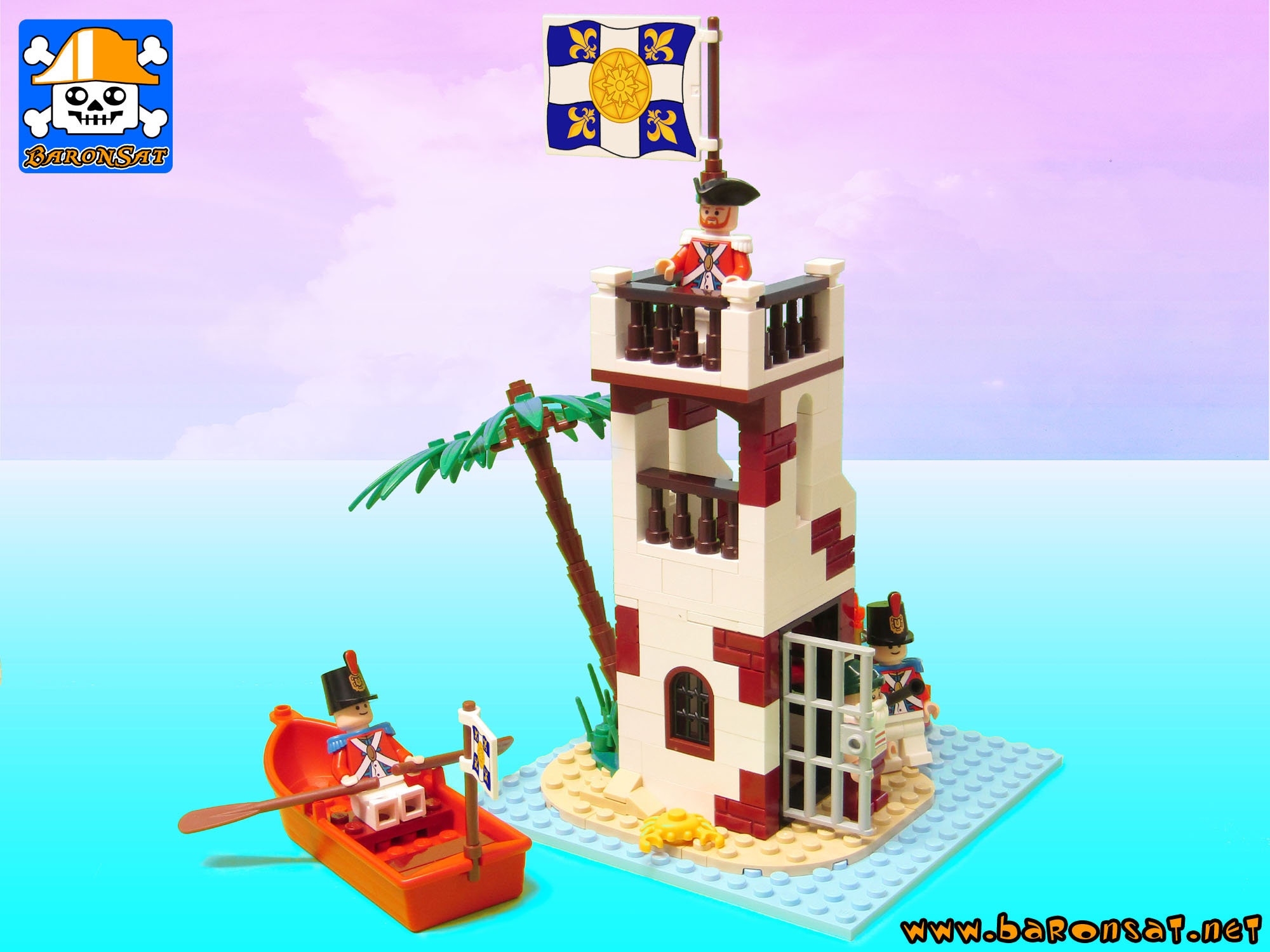 Lego moc 6265 Saber Island Jacob Edition Front