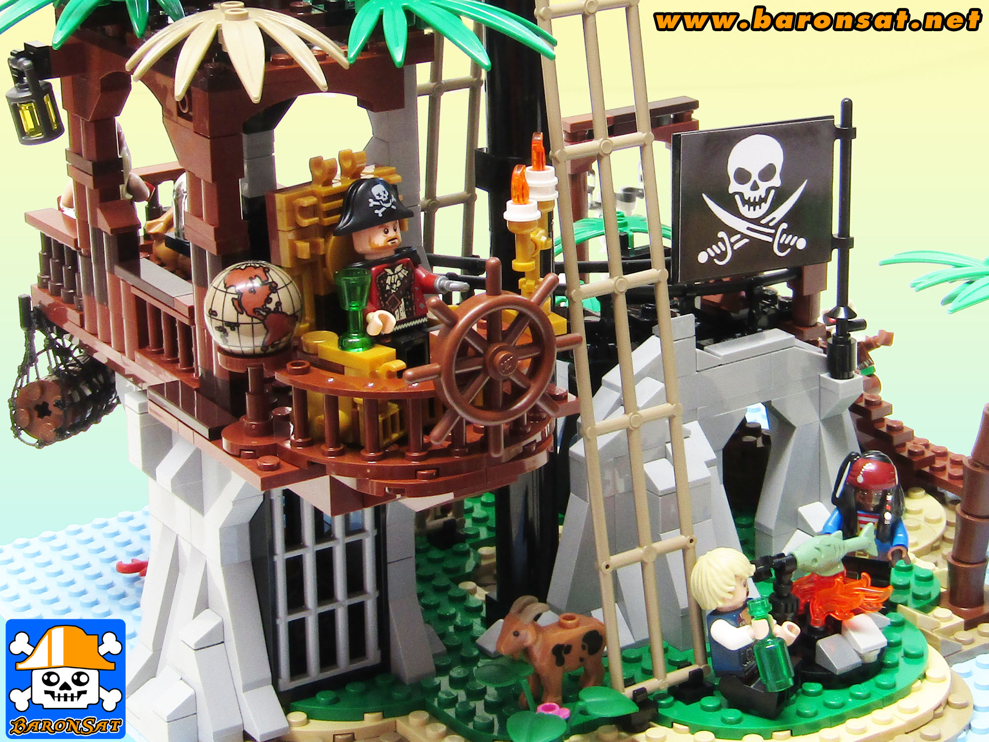 Lego moc Lego moc 6270 Forbidden Island Custom