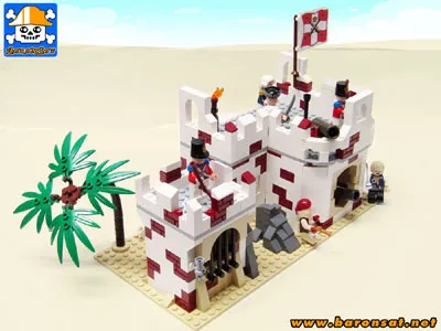 Lego moc Cannon Cove 6266 Redux