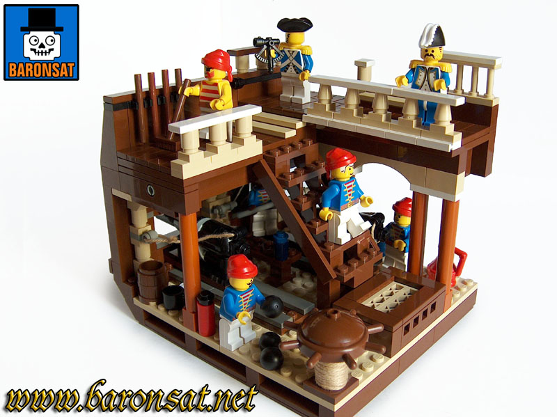 Lego moc Pirates Ship Diorama