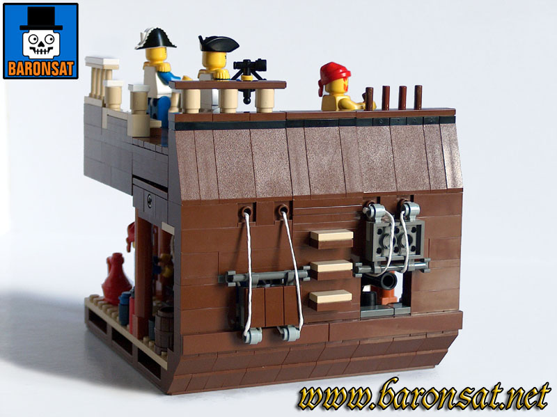 Lego moc Pirates Ship Side View