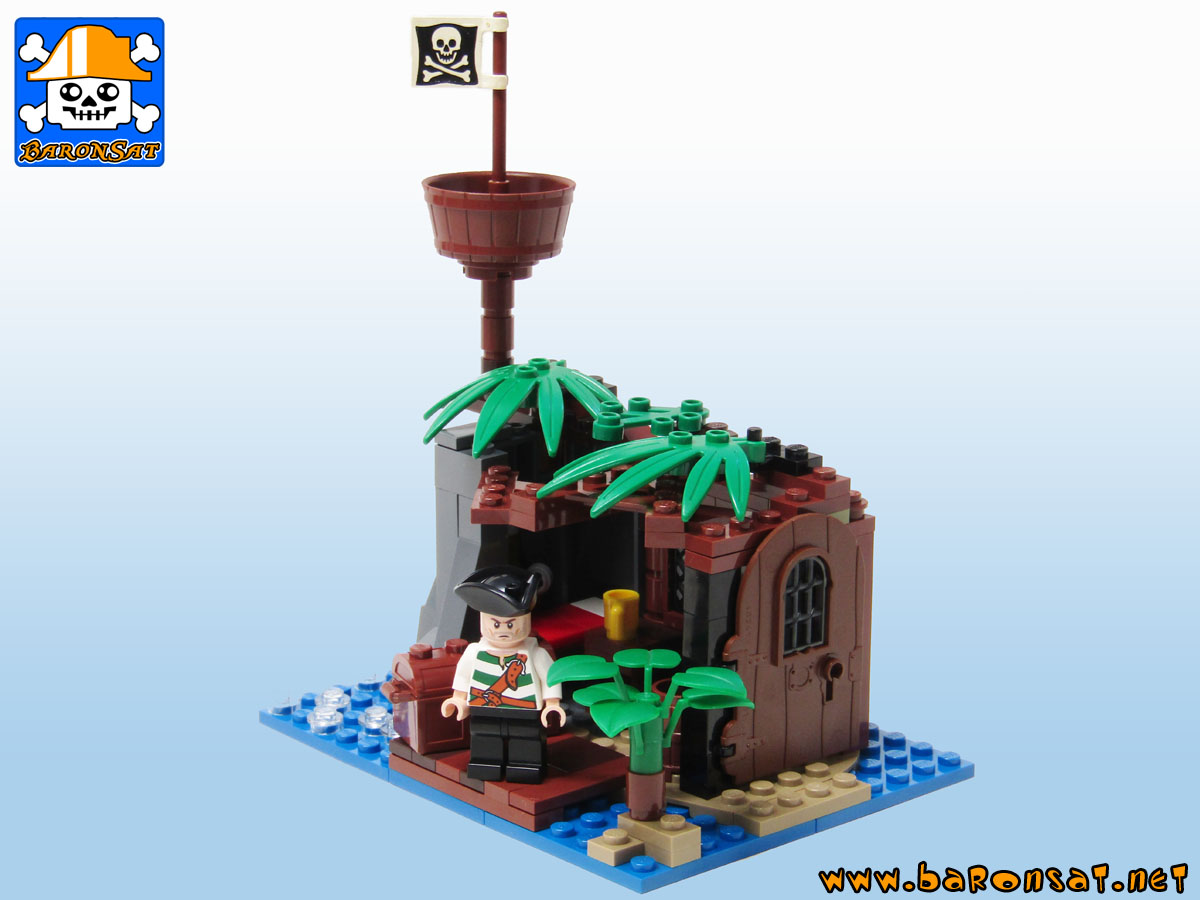 Lego moc Smuggler Shack Side View