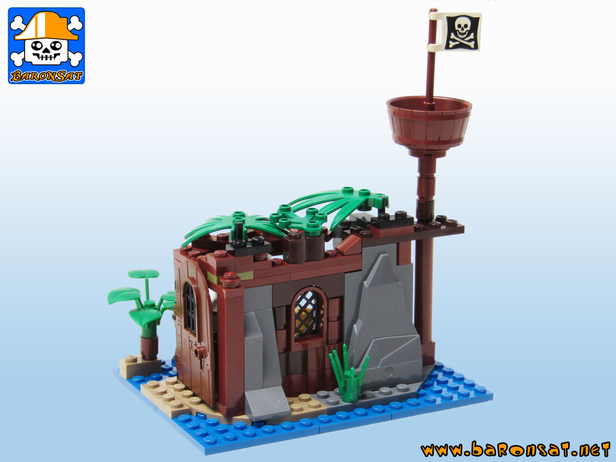 Lego moc Smuggler Shack Back View