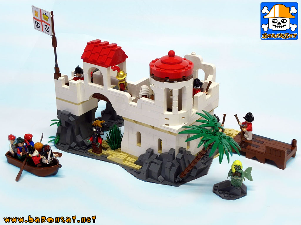 Lego moc spanish Island back