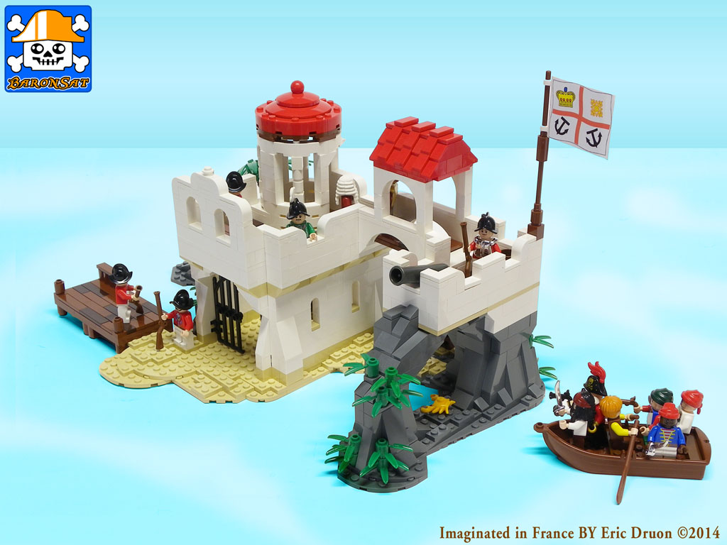 Lego moc spanish Island side