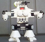 Lego moc Power Armor Heavy White Back