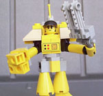 Lego moc Power Armor Yellow Saw