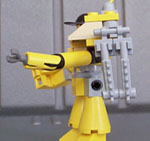 Lego moc Power Armor Yellow Side
