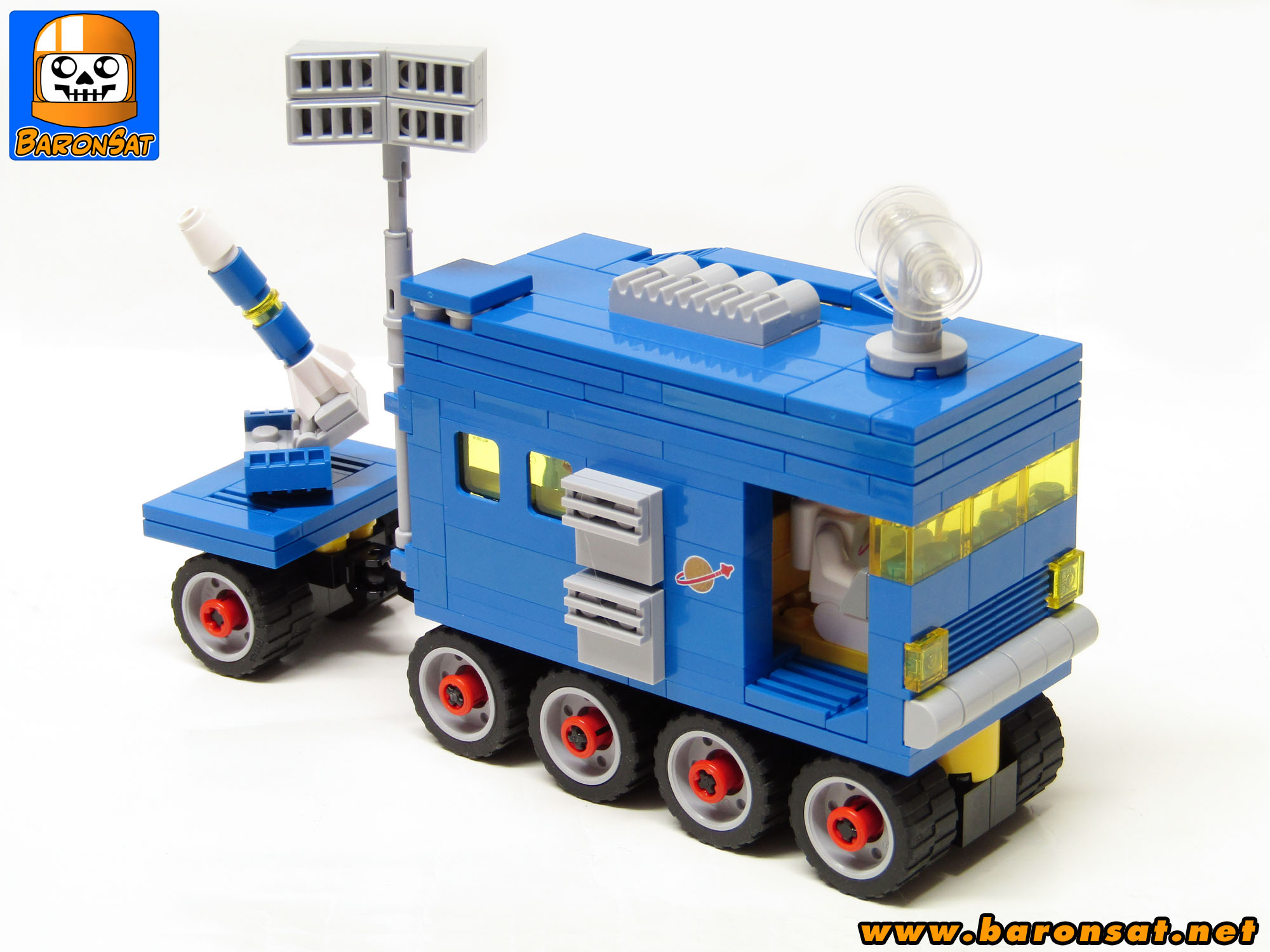 358 Rocket Base Moon Space Truck Redux Lego