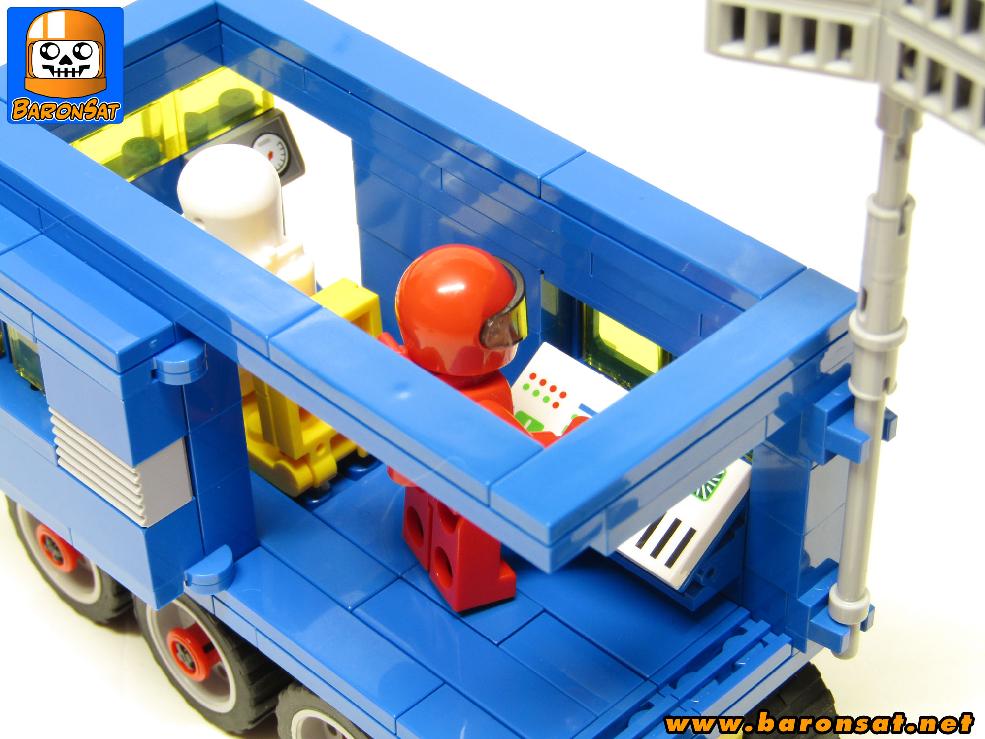 358 Rocket Base Moon Space Truck Lego moc model top