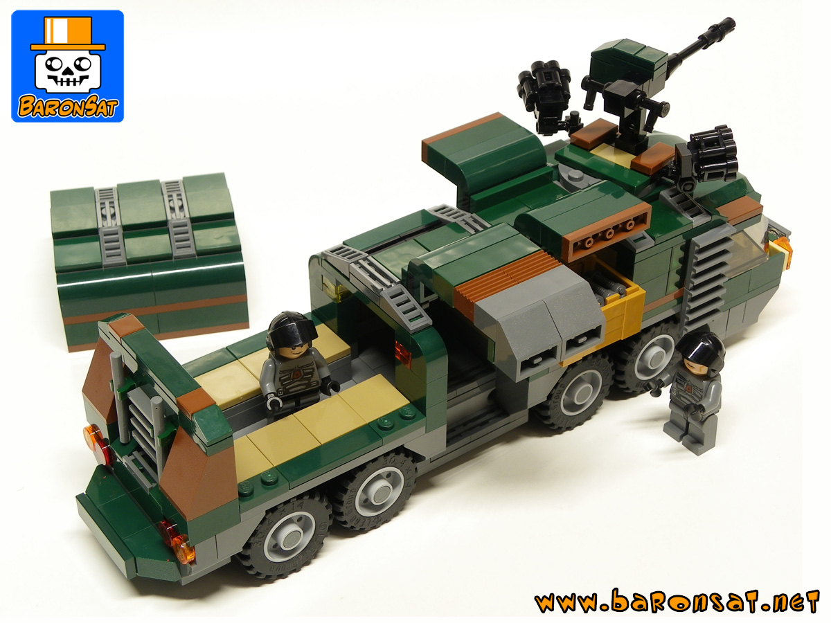 Lego Adventure 2000 ATV Transport custom model moc modules open