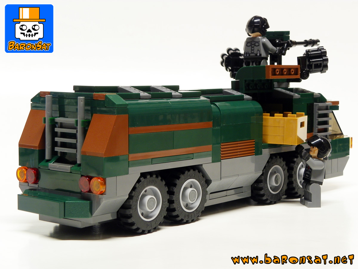 Lego Adventure 2000 ATV Transport custom model moc loading