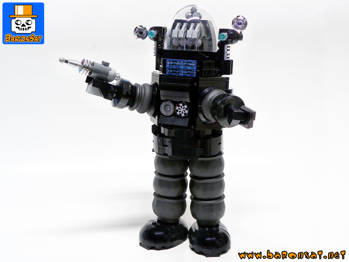 Lego moc Robby the Robot large Model with Gun
