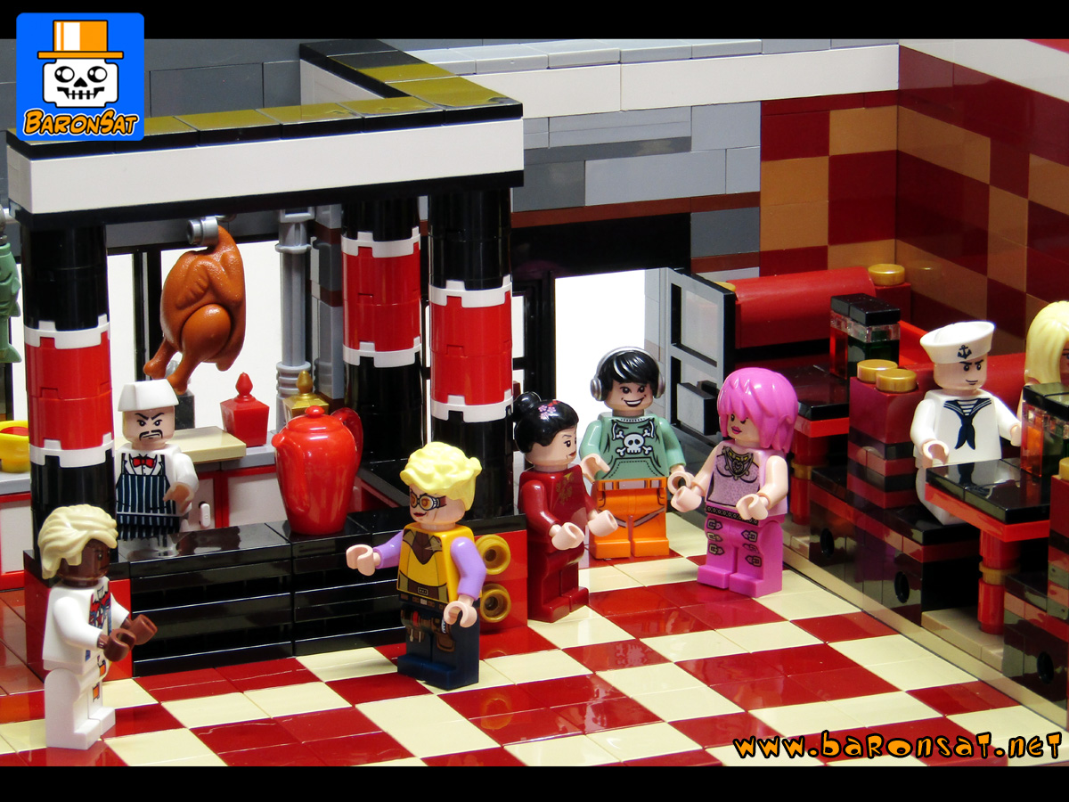 lego Ghostbusters building instructions custom model moc HQ Chinese restaurant_3