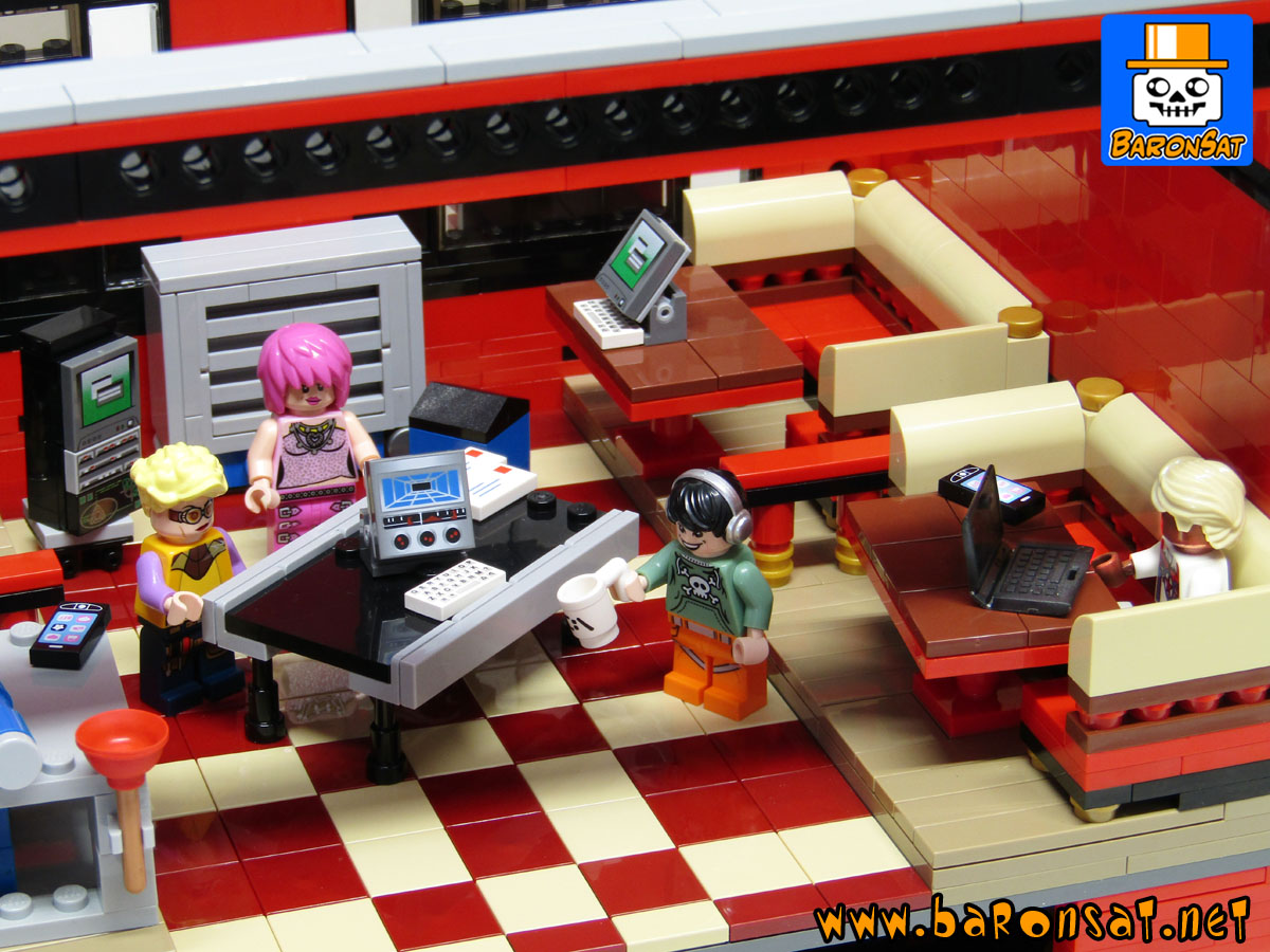 lego Ghostbusters building instructions custom model moc HQ Chinese restaurant_5
