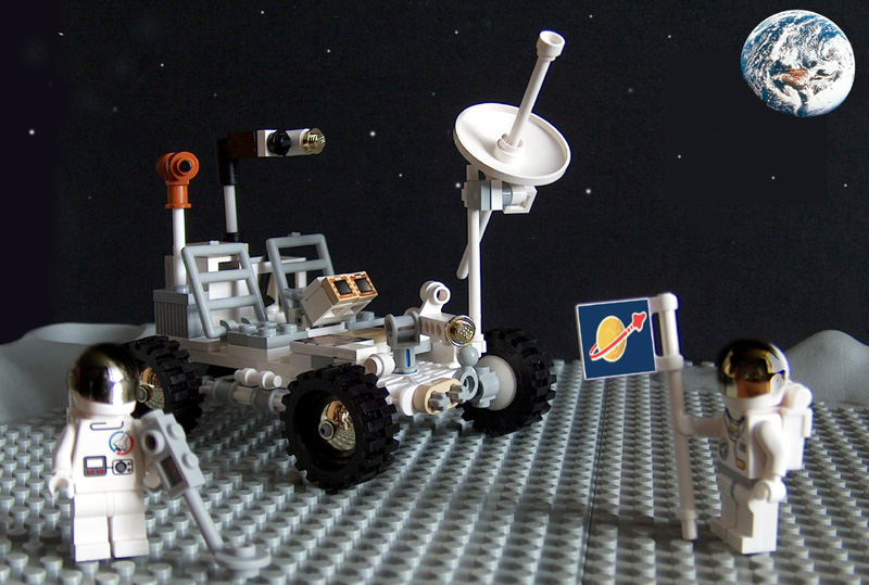 Lego moc Lunar Mission Space