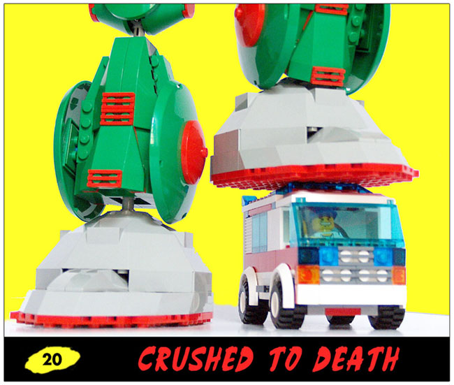 Number 20 : "Crushed to death"