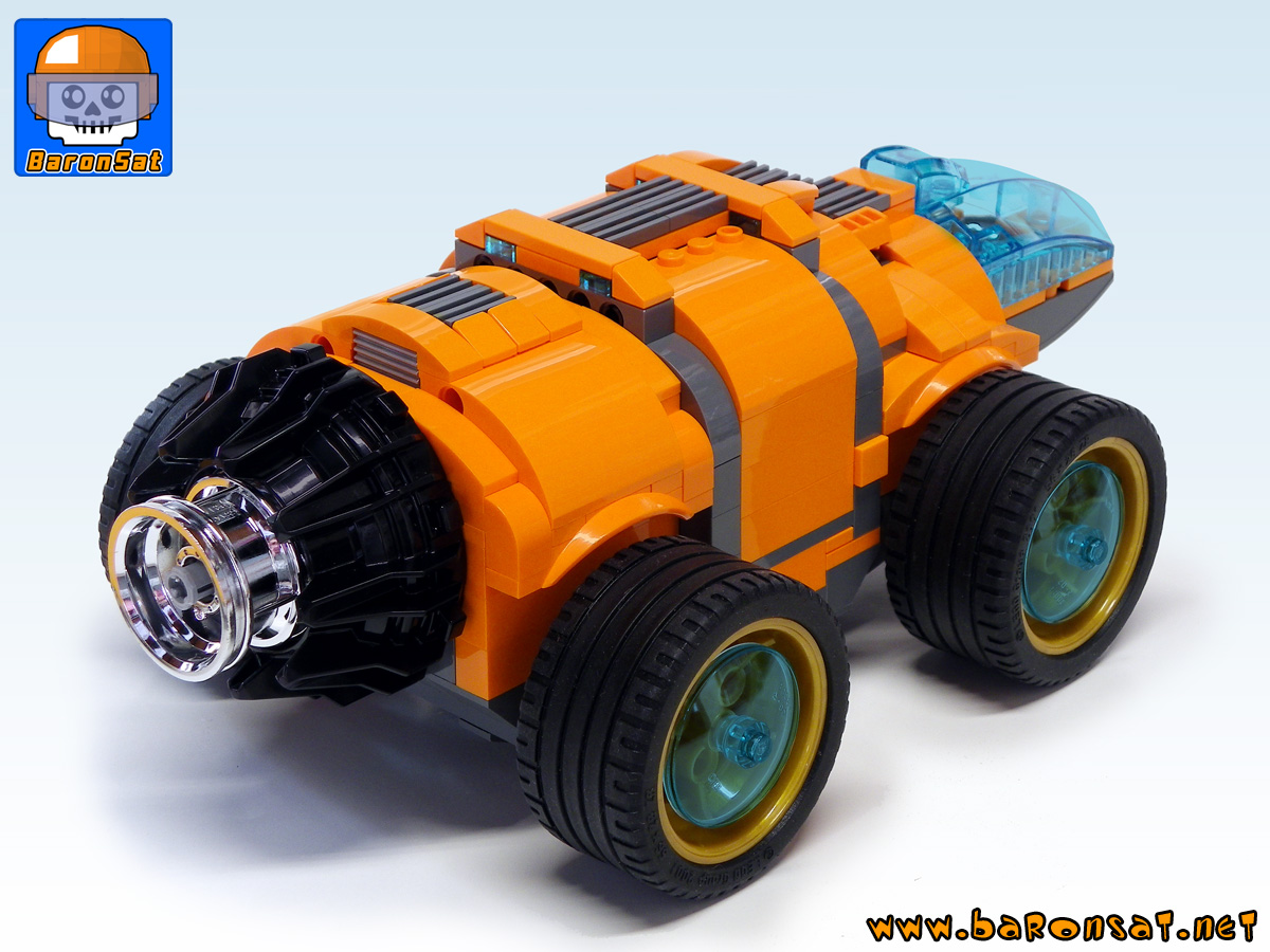 Lego moc Jupiter Explorer Retro Future Space Custom Model Back