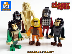 Lego moc Planet of the Apes Group