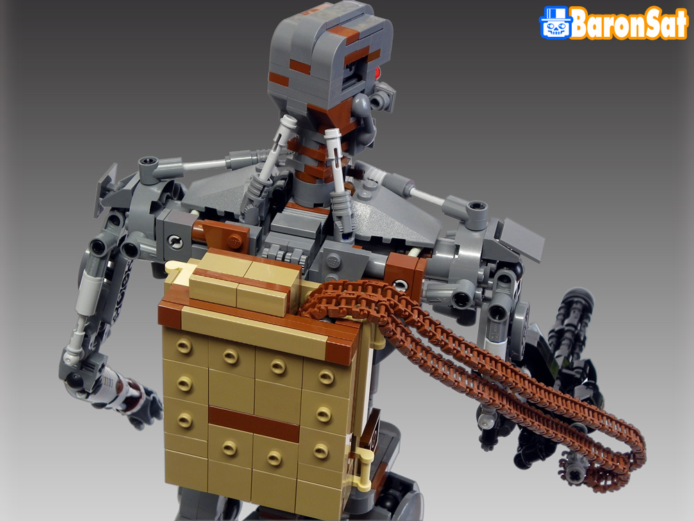 Lego T-600 Terminator Ammo Pack custom model moc
