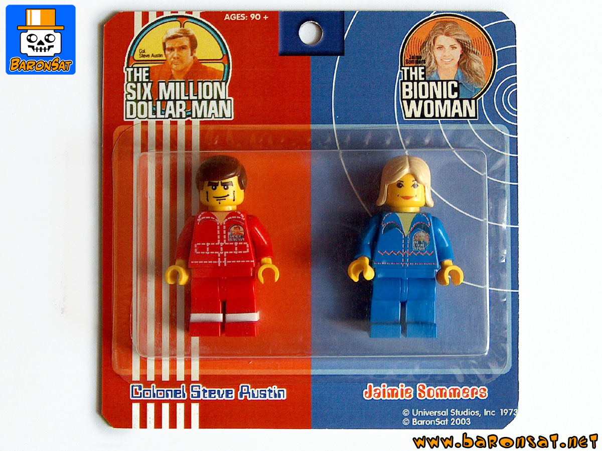 Lego custom carded Bionic minifigures