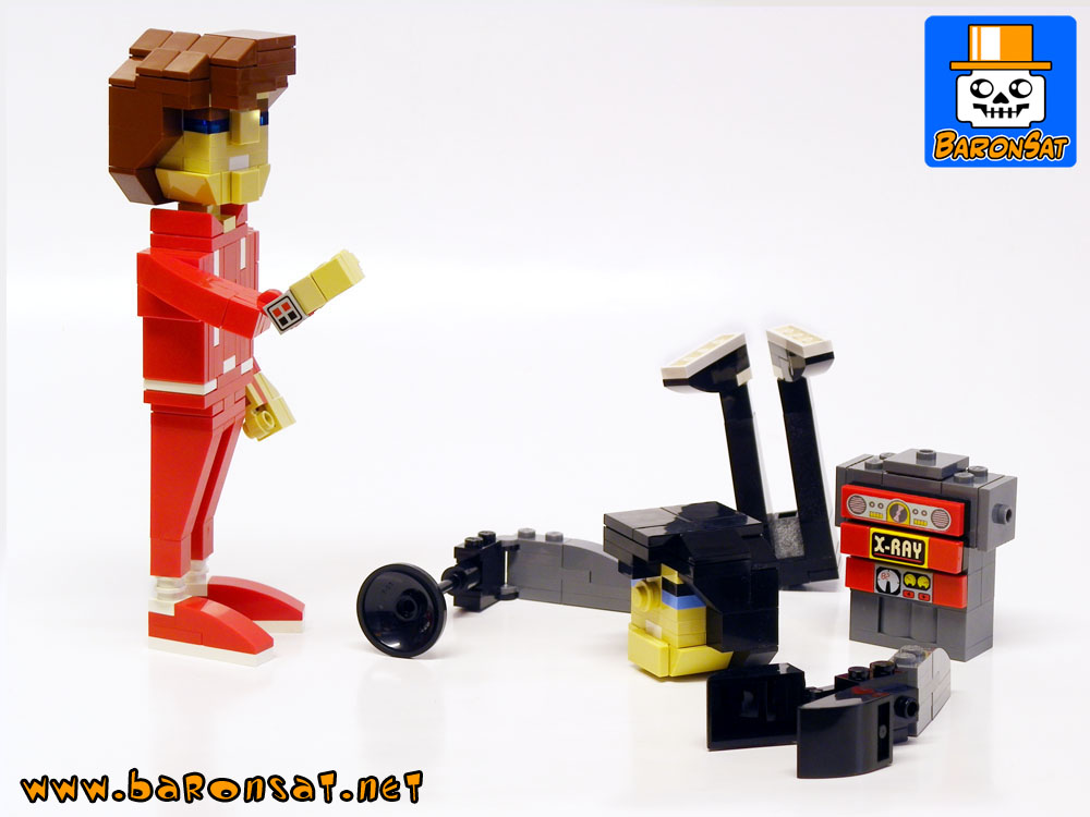 Lego moc Steve Austin vs Maskatron Bionic Brick Figures