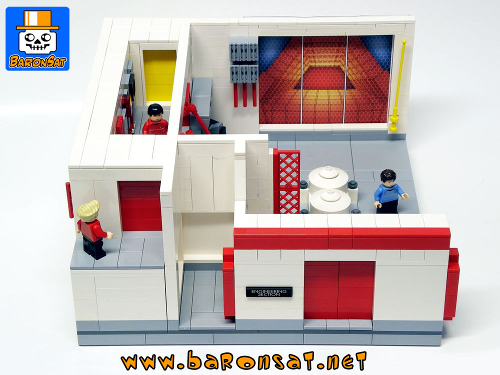 Lego moc TOS Engineering Room Entry