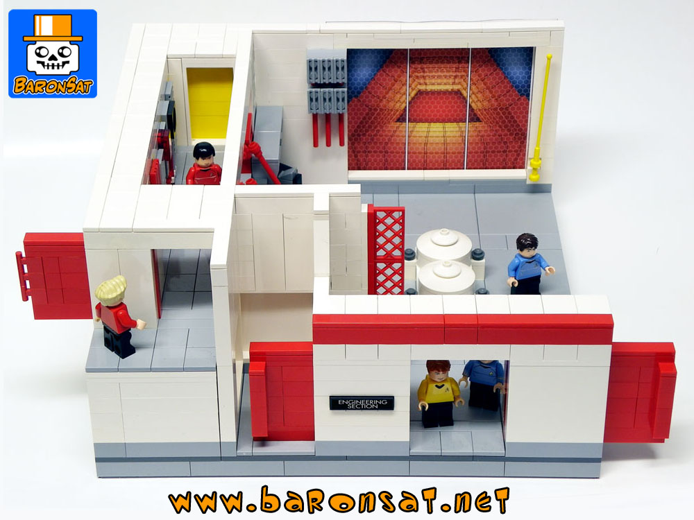 Lego moc Star Trek TOS Engineering Room