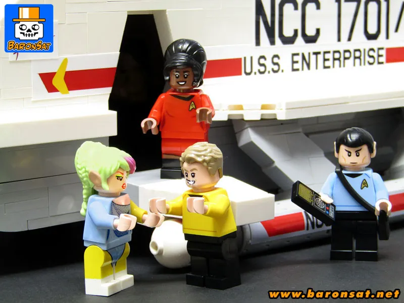 Star Trek Lego TOS Galileo 7 moc landing