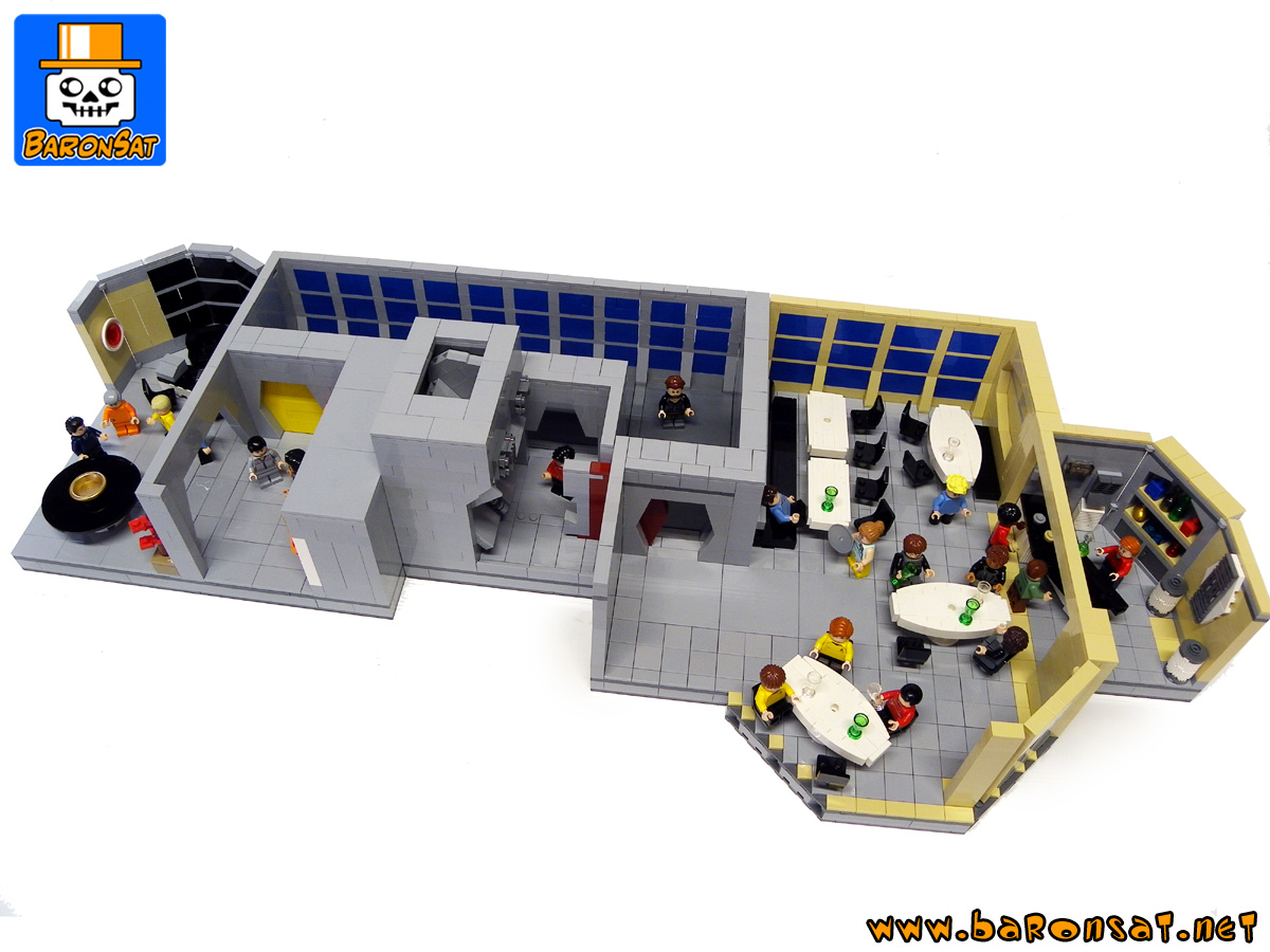 Lego moc K-7 Space Station Star Trek TOS custom models assembled
