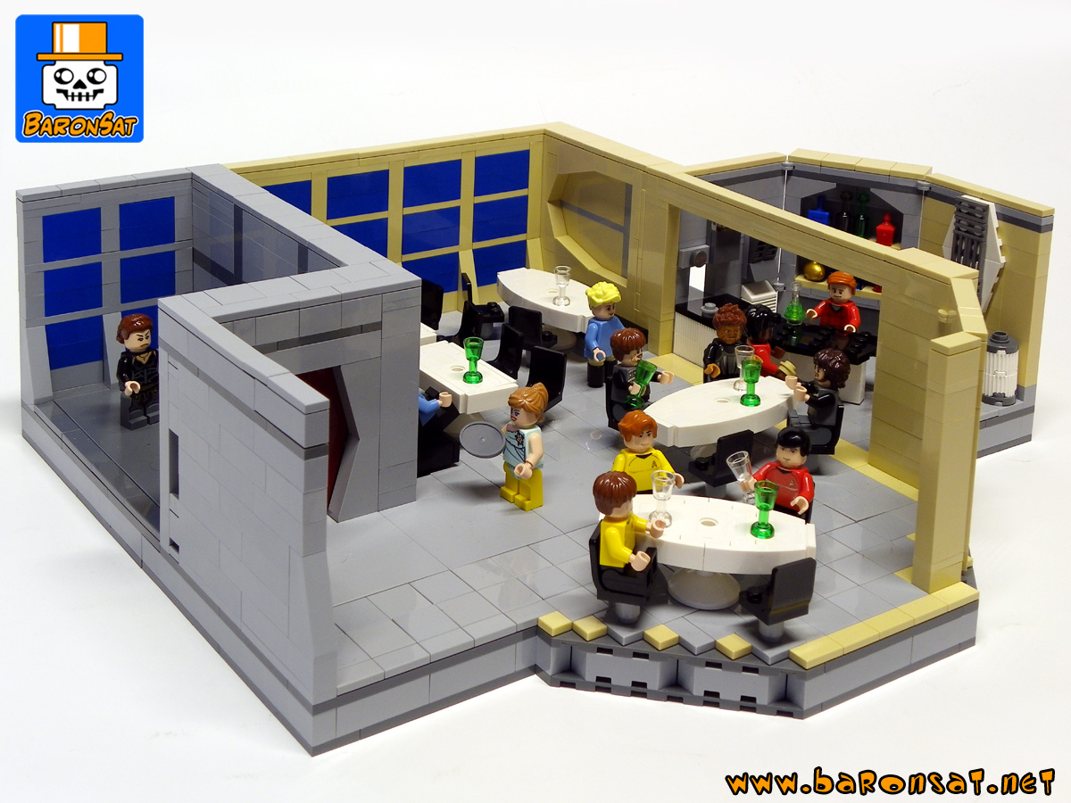 Lego moc K-7 Space Station Star Trek TOS custom model Bar & Entry