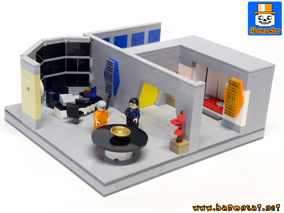 Lego moc K-7 Space Station Star Trek TOS custom model Office