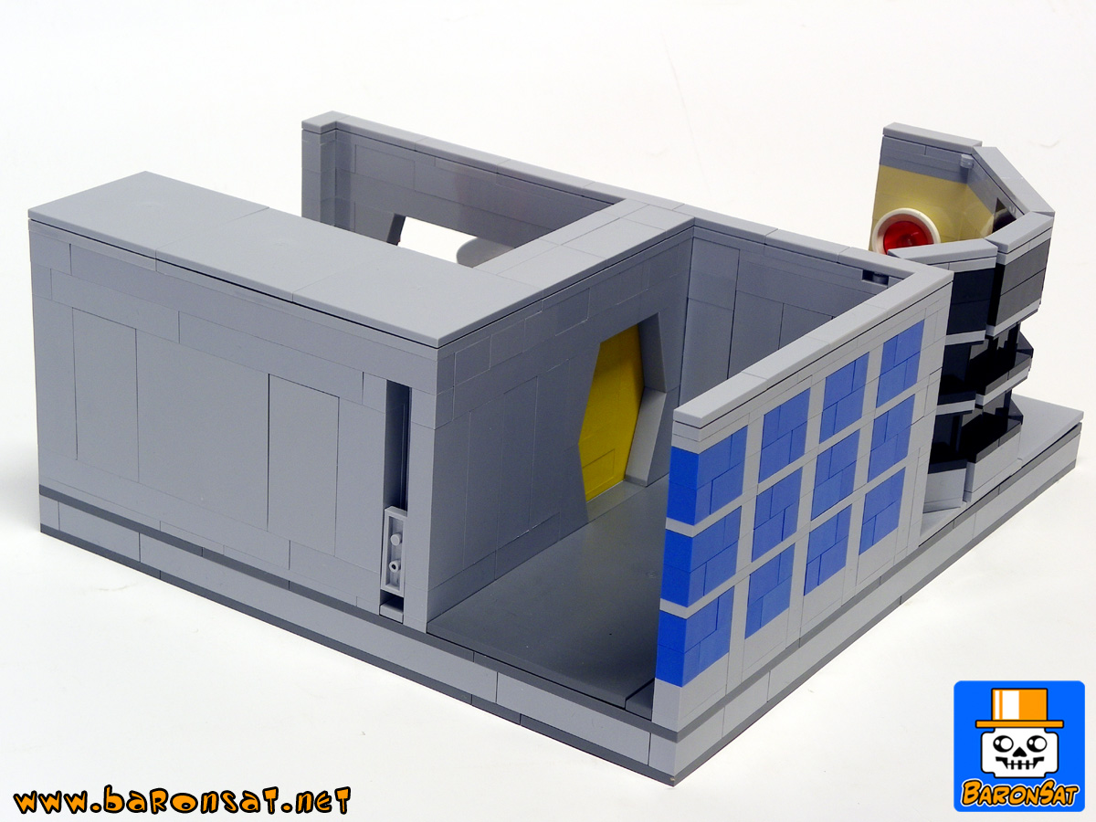 Lego moc K-7 Space Station Star Trek TOS custom model Silo Hallway