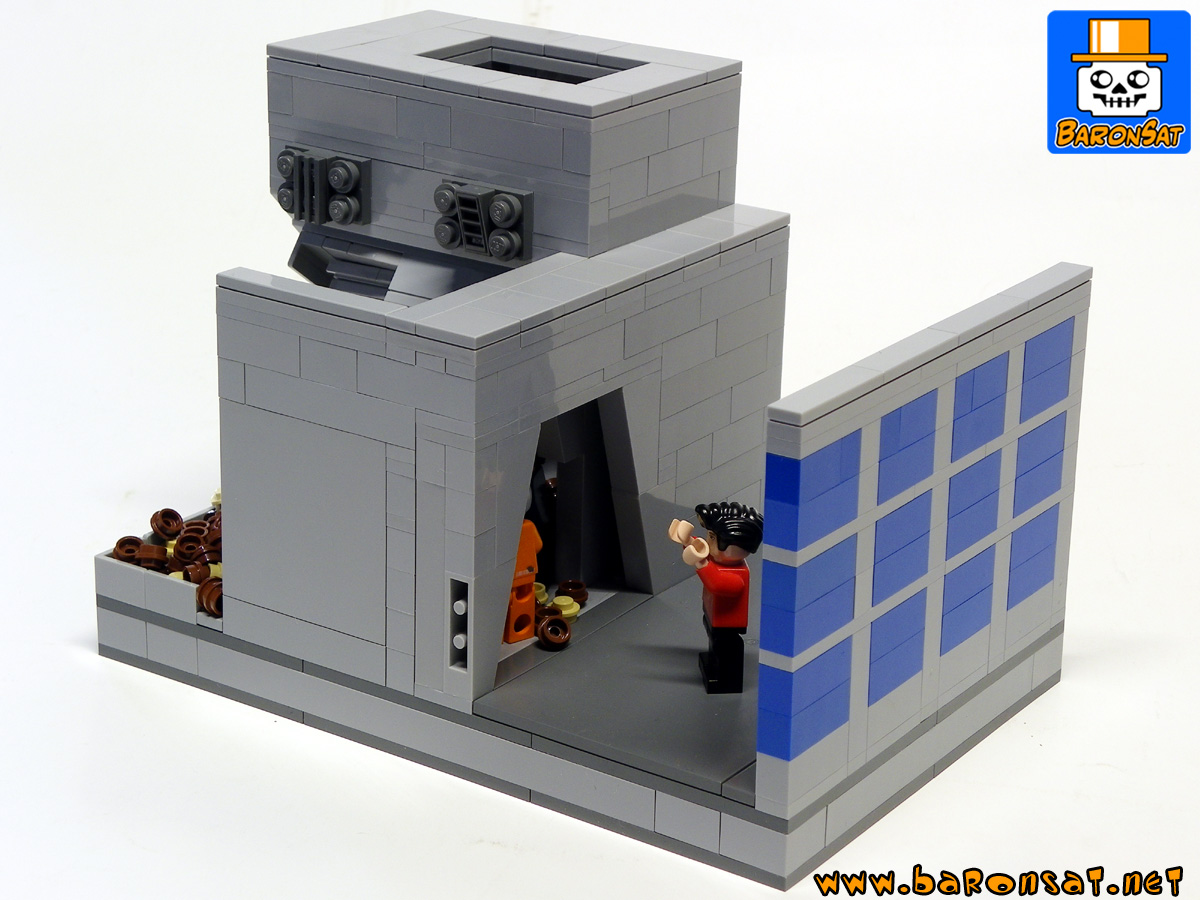 Lego moc K-7 Space Station Star Trek TOS custom model Silo Entry