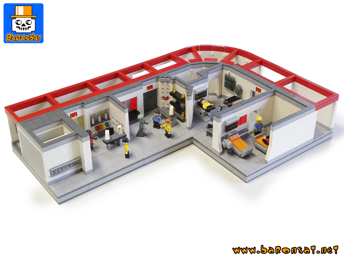 Lego moc Enterprise NCC-1701 Sickbay Left