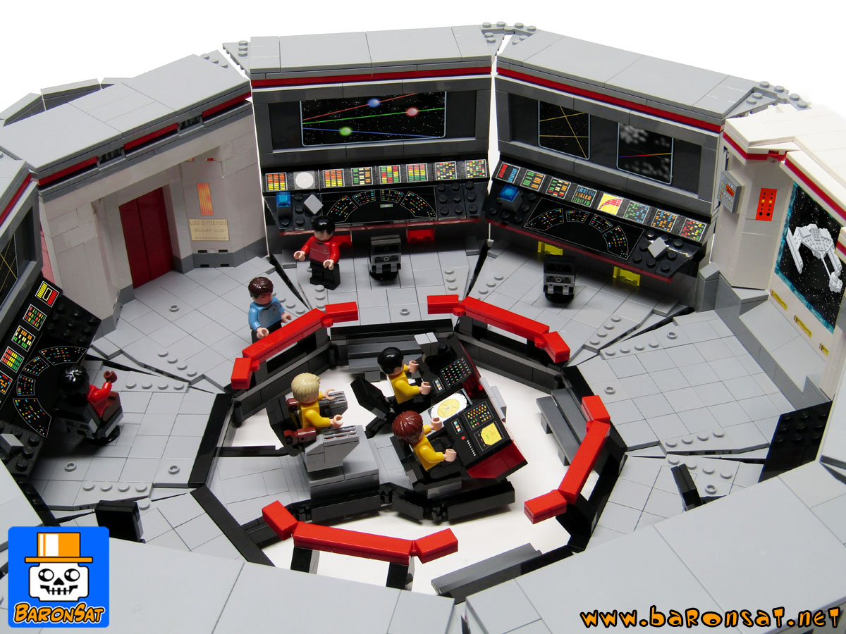 Lego moc Star Trek TOS Enterprise Ncc-1701 Bridge