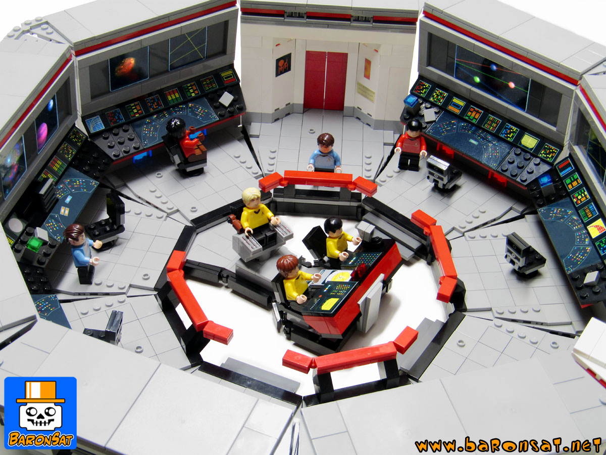 Lego moc Star Trek Classic Enterprise Ncc-1701 Bridge