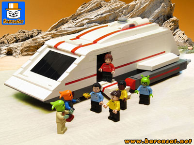 Lego moc TOS Diplomatic Shuttle Model
