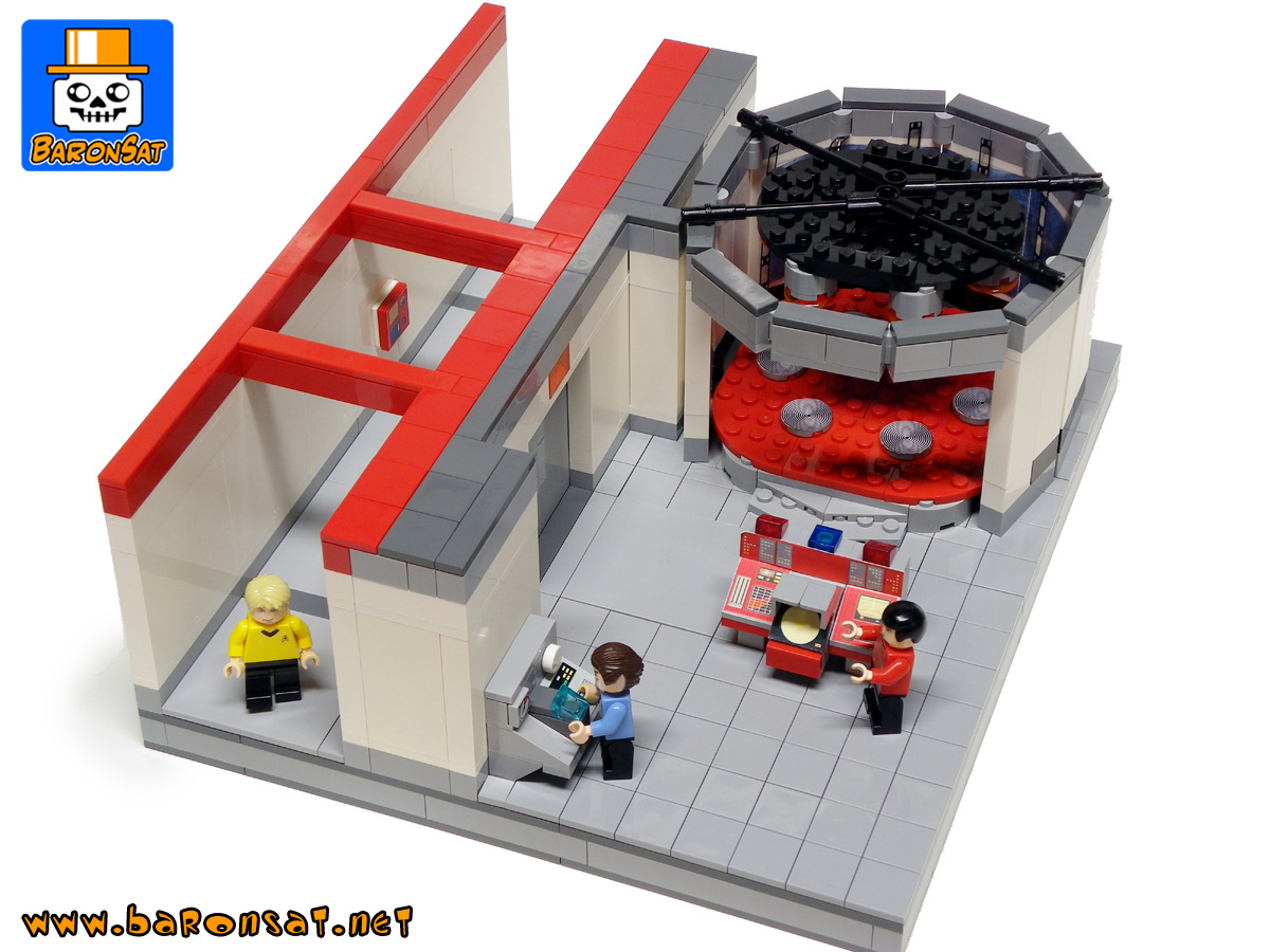 Lego Star trek TOS moc Transporter Diorama
