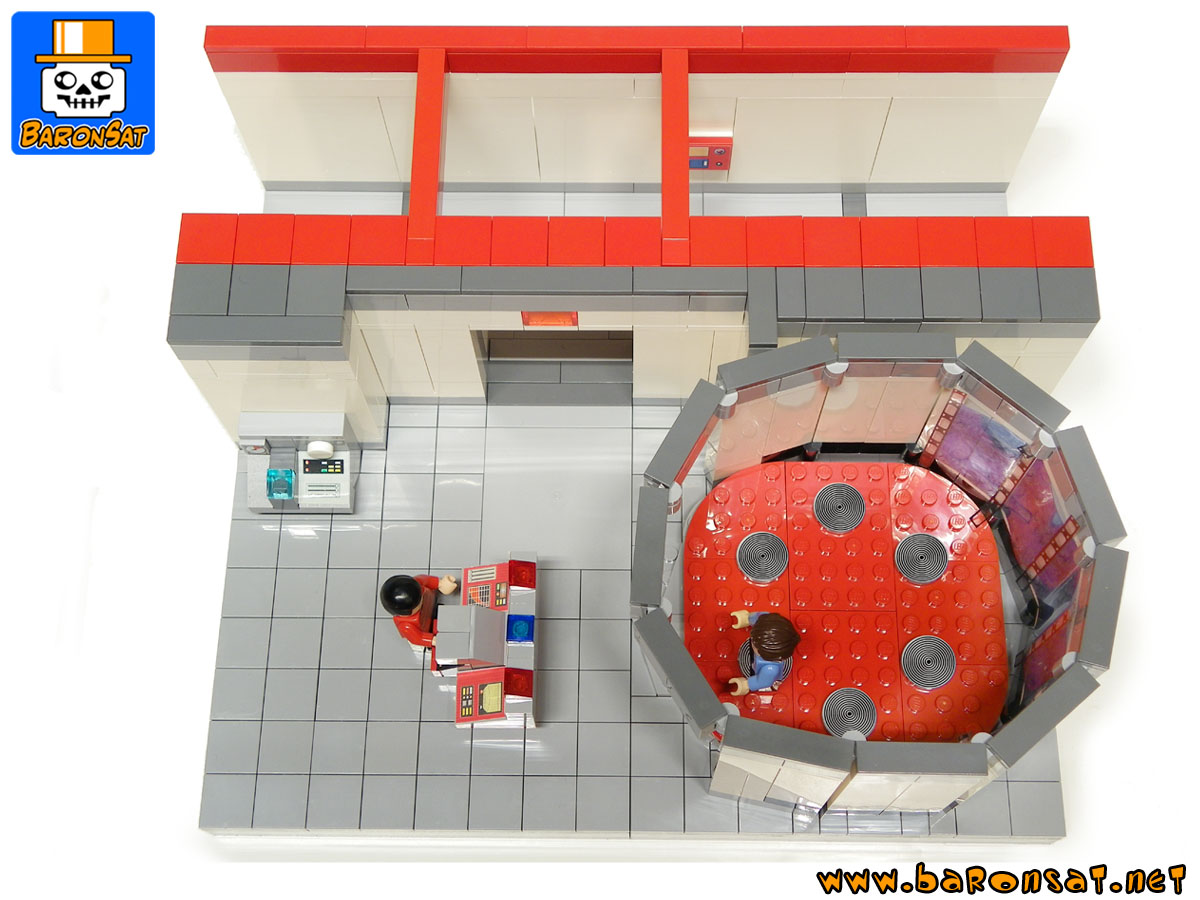 Lego Star trek TOS moc Transporter Top View