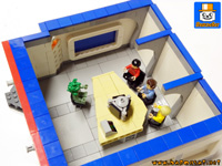 Lego moc Star Trek Classic TOS NCC-1701Briefing Room