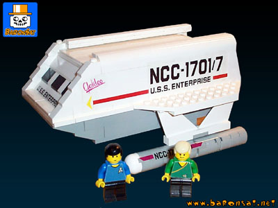 Lego moc ncc-1701  galileo shuttle