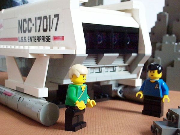 Lego moc ncc-1701 galileo shuttle