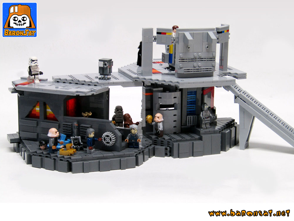 Lego moc Cloud City Torture Chamber Front View