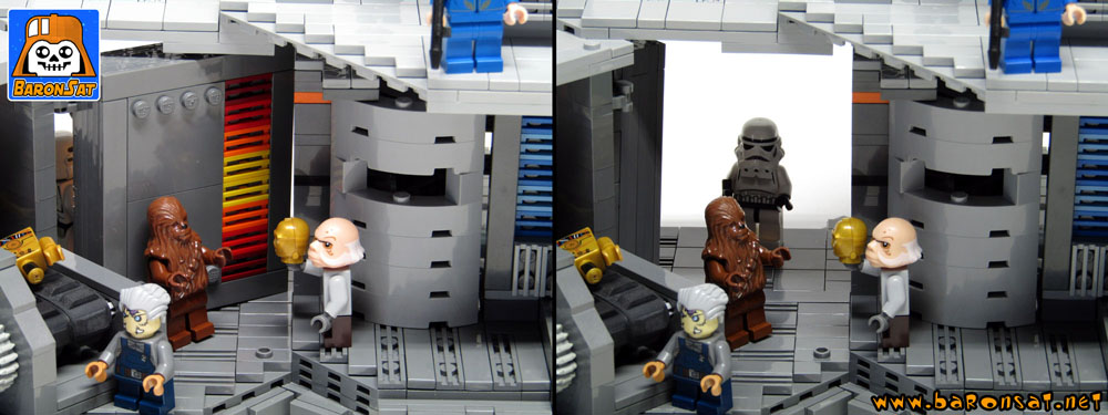 Lego moc Cloud City Torture Chamber Action
